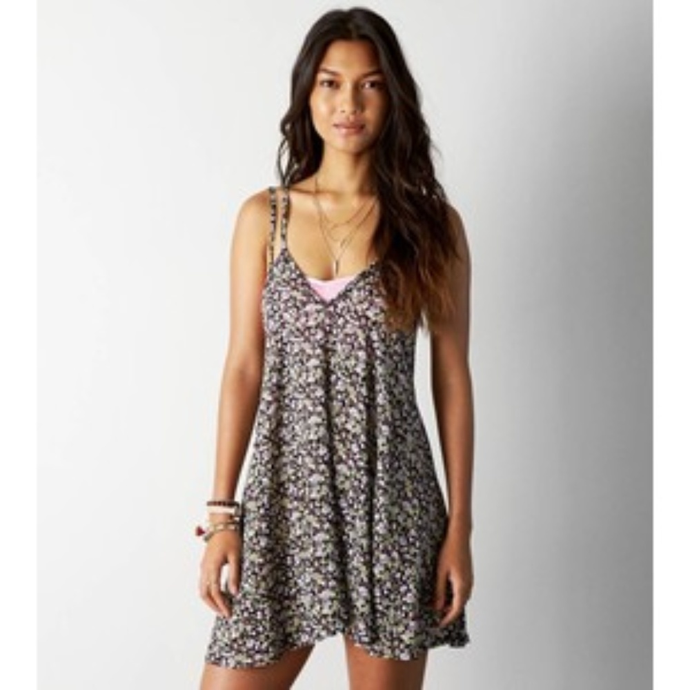 AEO Floral Slip Dress
